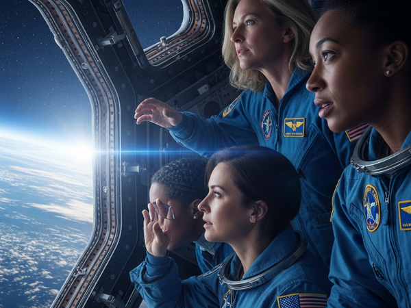 What are the backgrounds and previous space experiences of the Artemis II crew members?