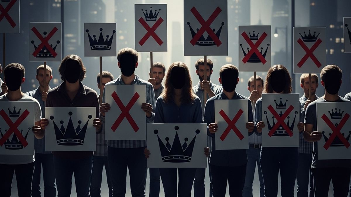 Are "no kings protests" affiliated with any specific political groups or ideologies?