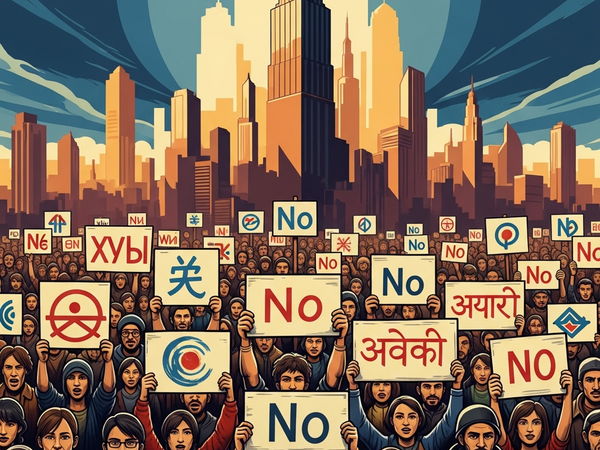 Where is the "no kings protest" primarily taking place? Is it a local, national, or international movement?