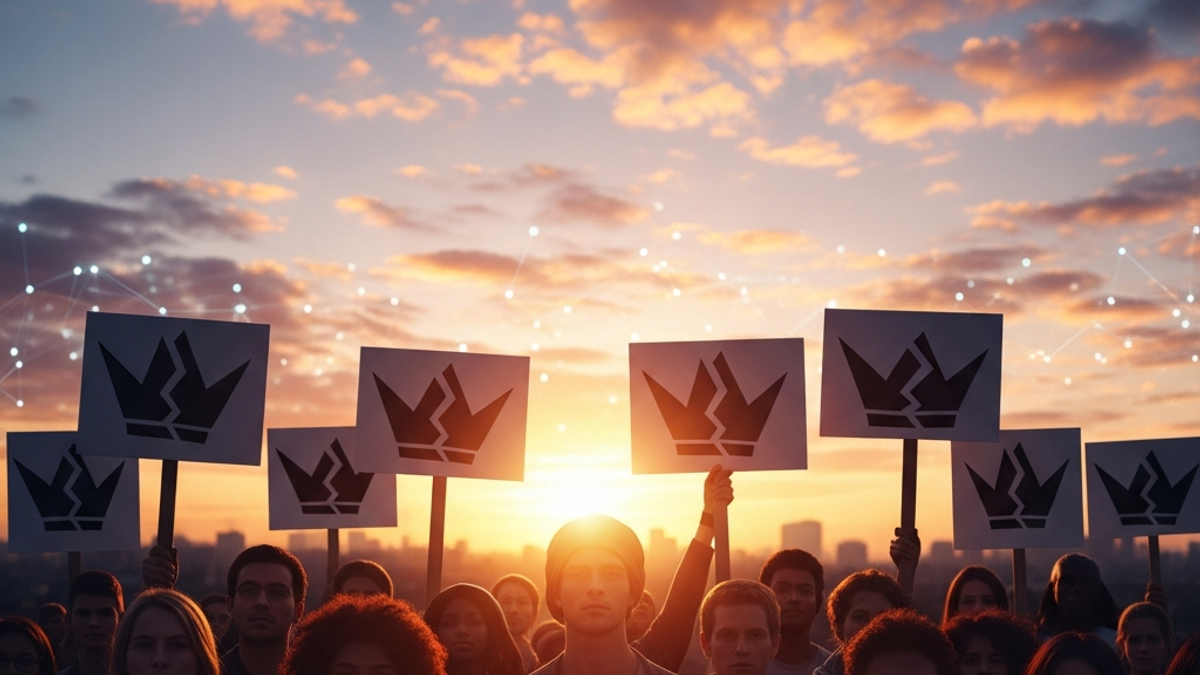 Why is the "no kings protest" gaining attention or trending now?