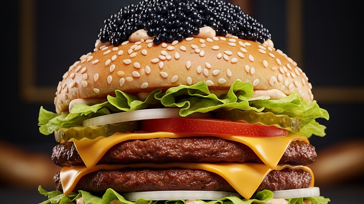 How much does the McDonald's caviar kit cost?