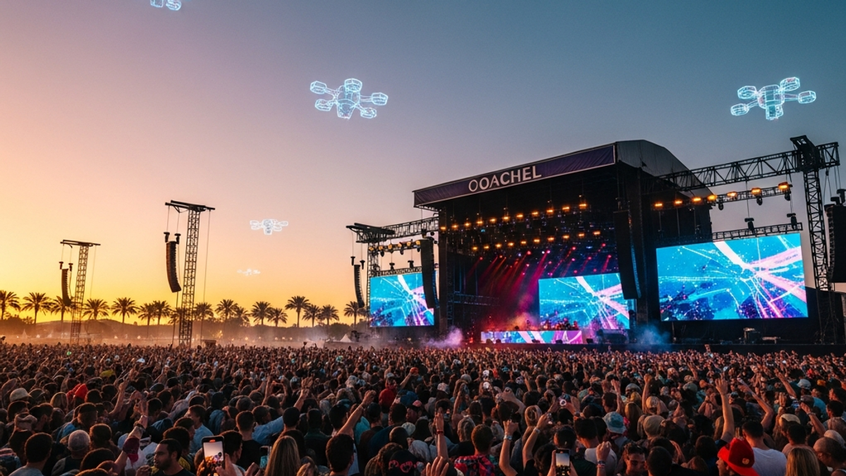 What specific security measures were in place at Coachella, and are they being re-evaluated?