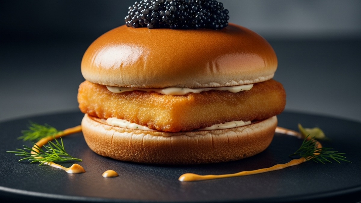 Are there any early reviews or reactions to the McDonald's caviar kit?
