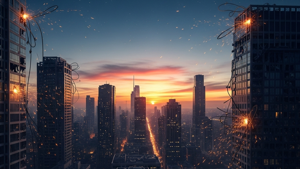 Is there widespread power loss or infrastructure damage in Cleveland?