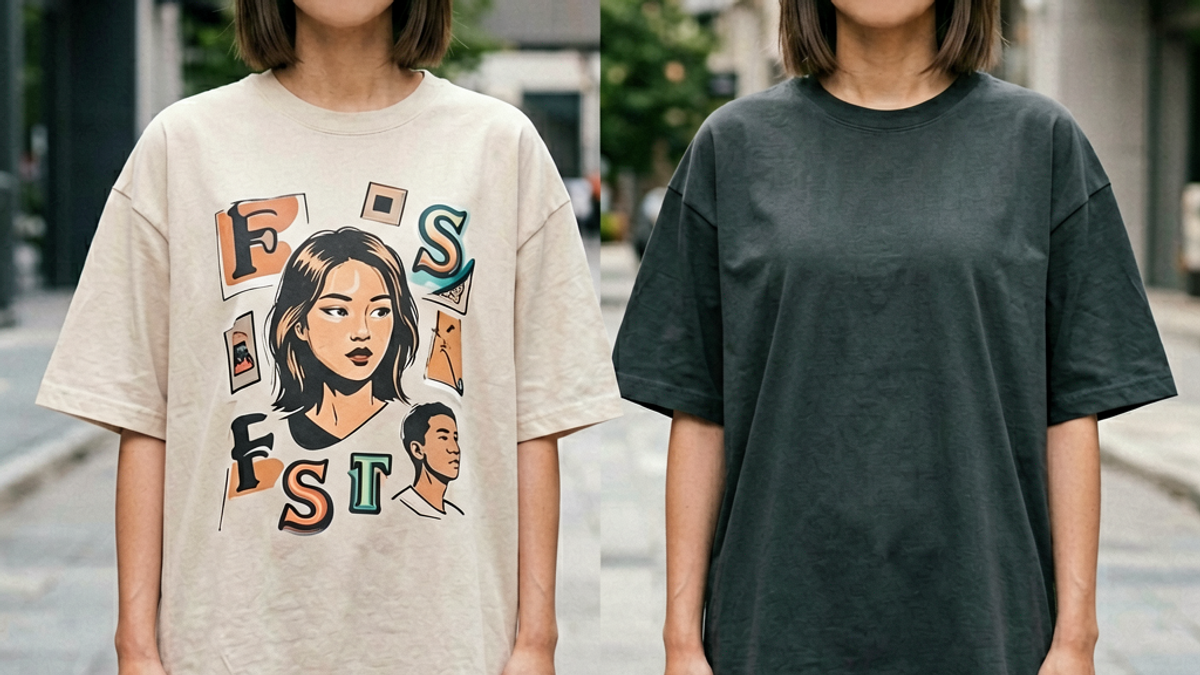 Oversized Tee vs Regular Fit Tee: Which Silhouette Suits You?
