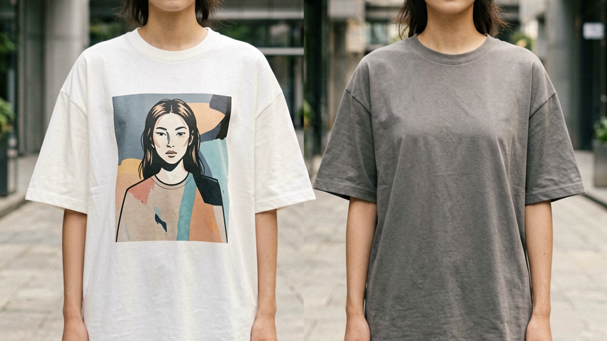 Oversized Tee vs Regular Fit Tee: Which Silhouette Suits You?