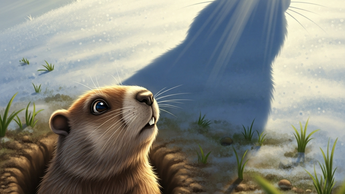 What does it mean if the groundhog saw its shadow?