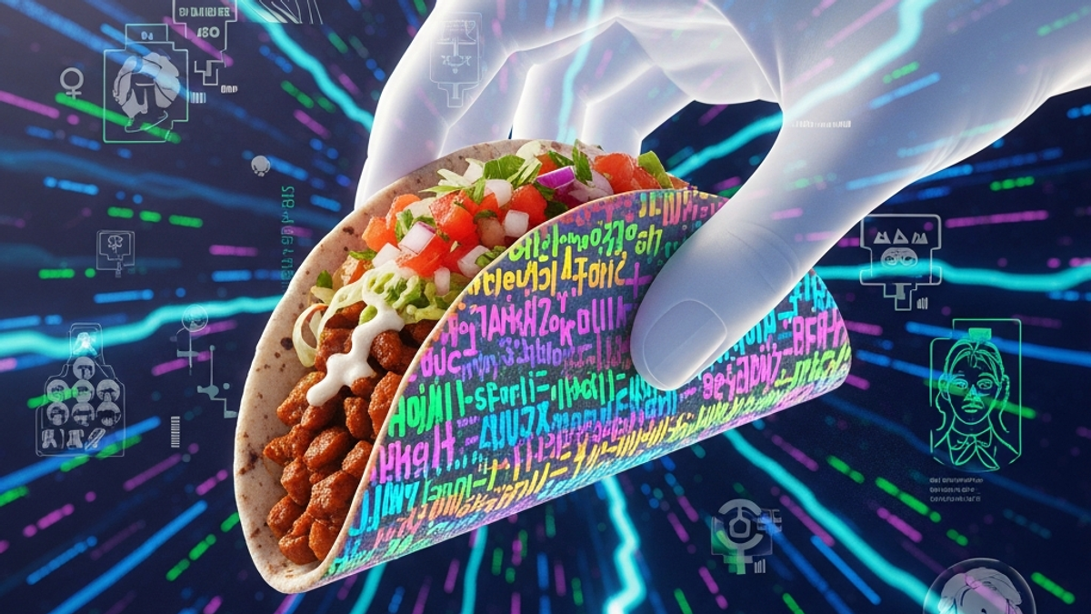 Is "trump taco" meant to be interpreted literally or metaphorically?