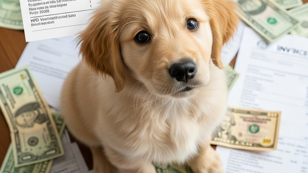 What are the estimated costs of owning a puppy for the first year?