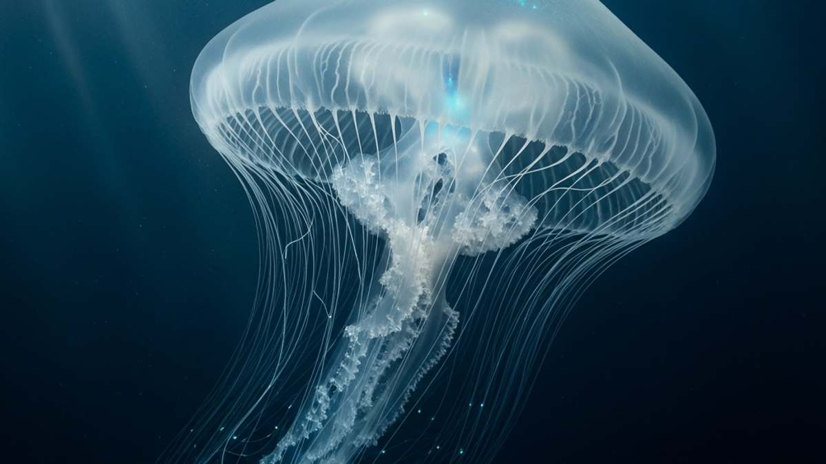 ## Why is the Giant Phantom Jellyfish's anatomy different from other jellyfish?