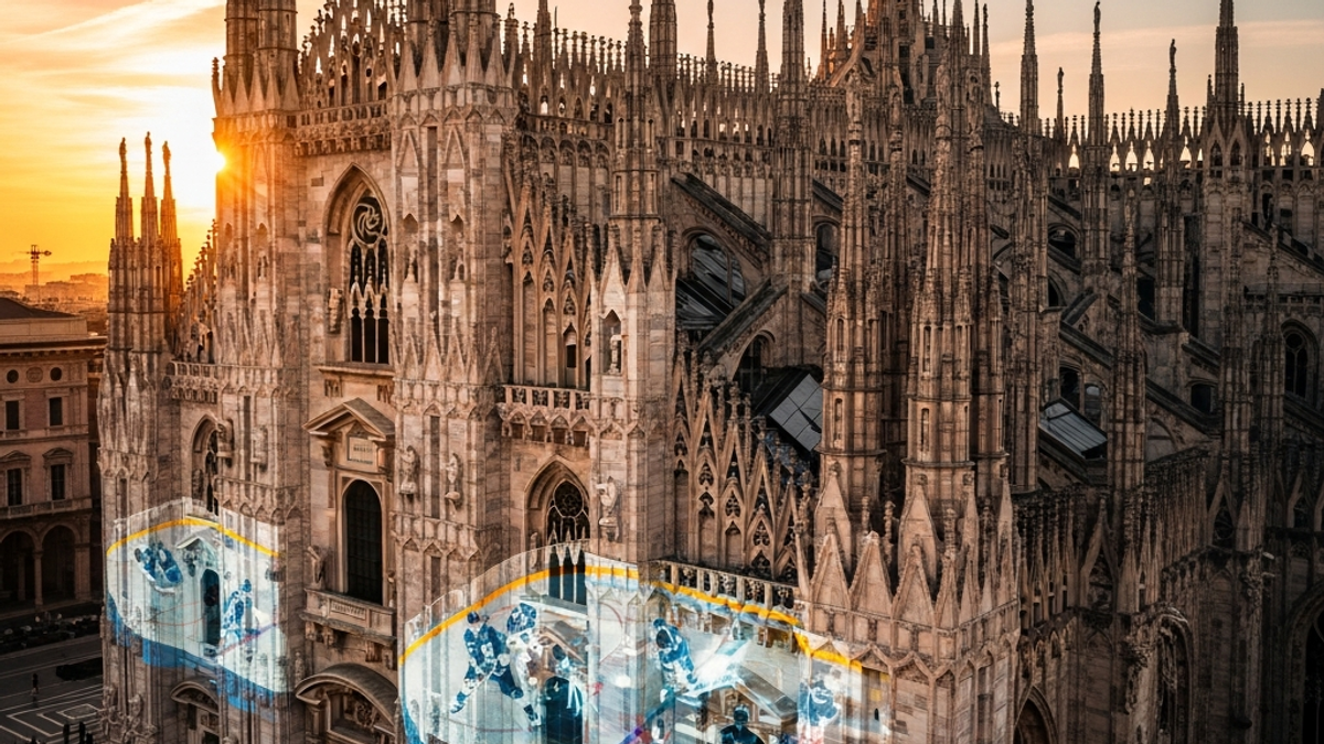 Where will the ice hockey events for the 2026 Winter Olympics be held?