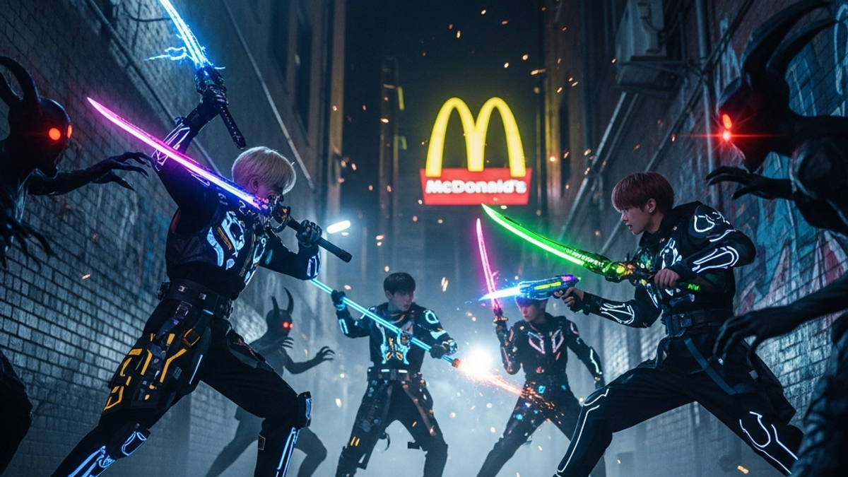 Why is "kpop demon hunters mcdonalds" trending right now?