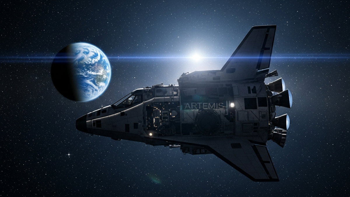 How far away from Earth was the Artemis II spacecraft when these photos were taken?