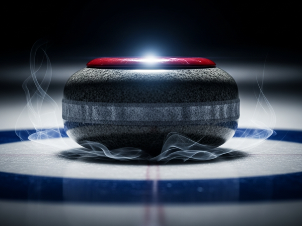 What kind of penalties typically result from cheating in professional curling?