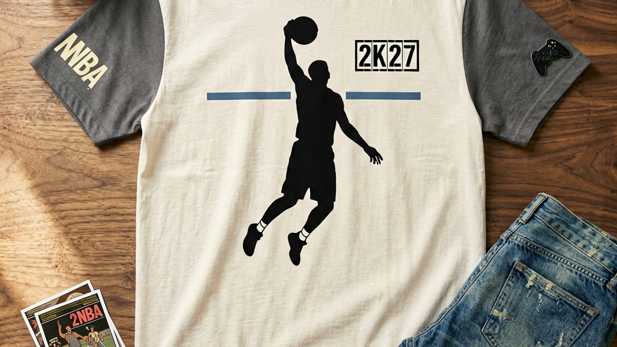 NBA 2K27 Just Revealed Wembanyama, Caitlin Clark and Derrick Rose as Cover Athletes and the Video Game Jersey Graphic Tee Just Became the Loudest Drop of Late July 2026
