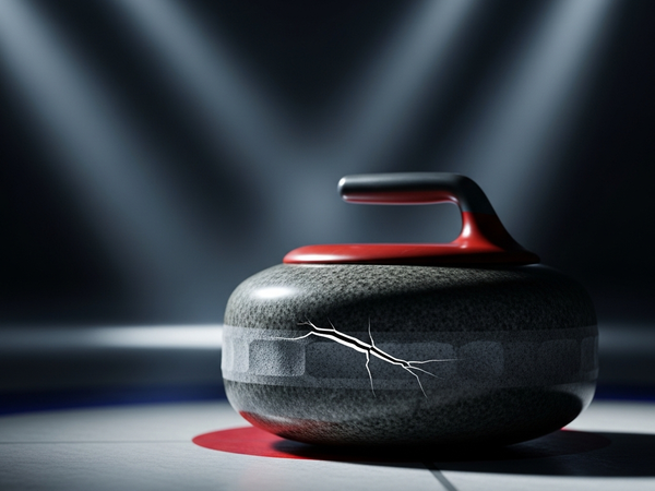 Who are the main individuals or teams reportedly involved in the Canadian curling cheating scandal?