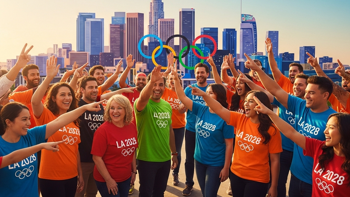 How can I volunteer to help or participate in the 2028 Olympics in Los Angeles?