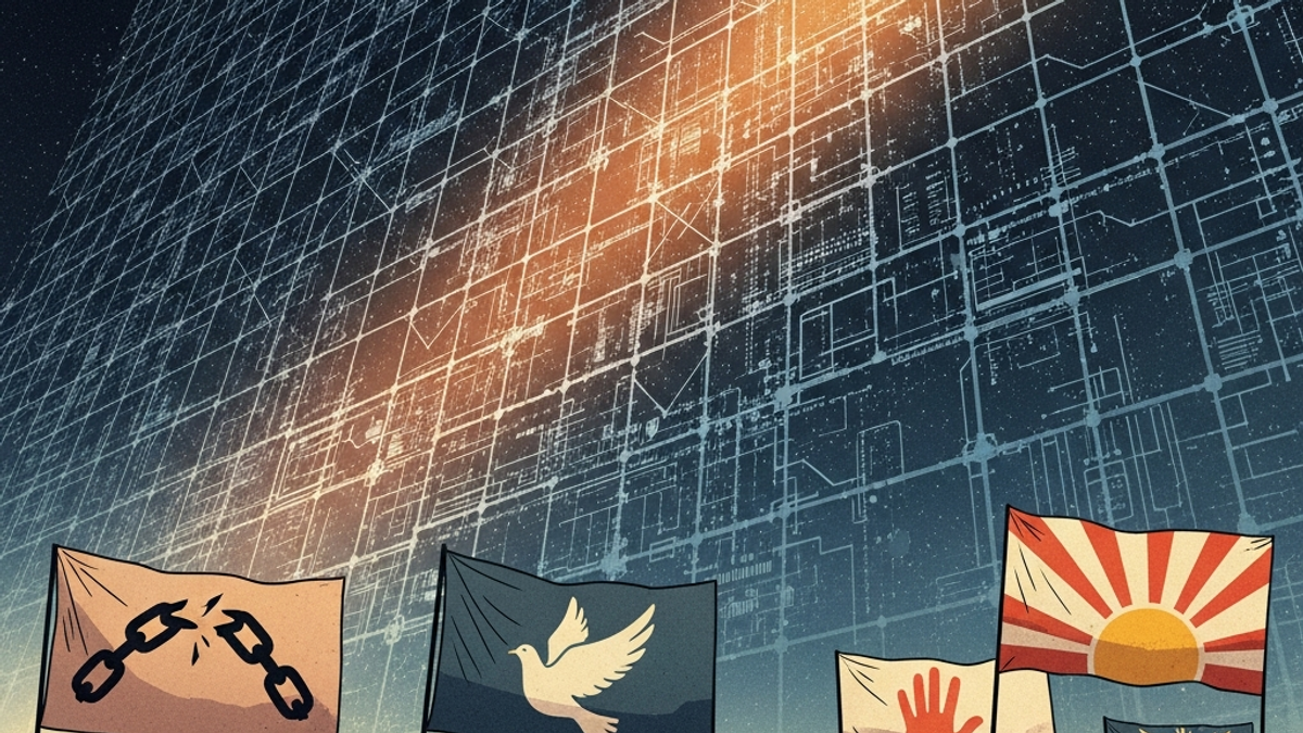 When did the "no kings protest" movement originate or start trending?