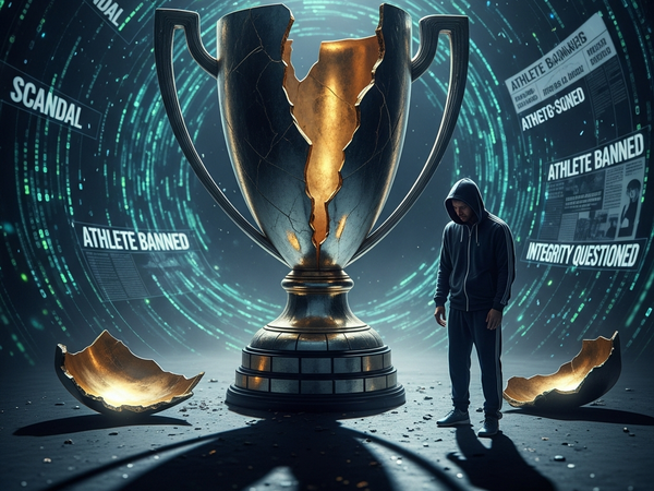 What are the immediate consequences for the athletes or team accused of cheating?