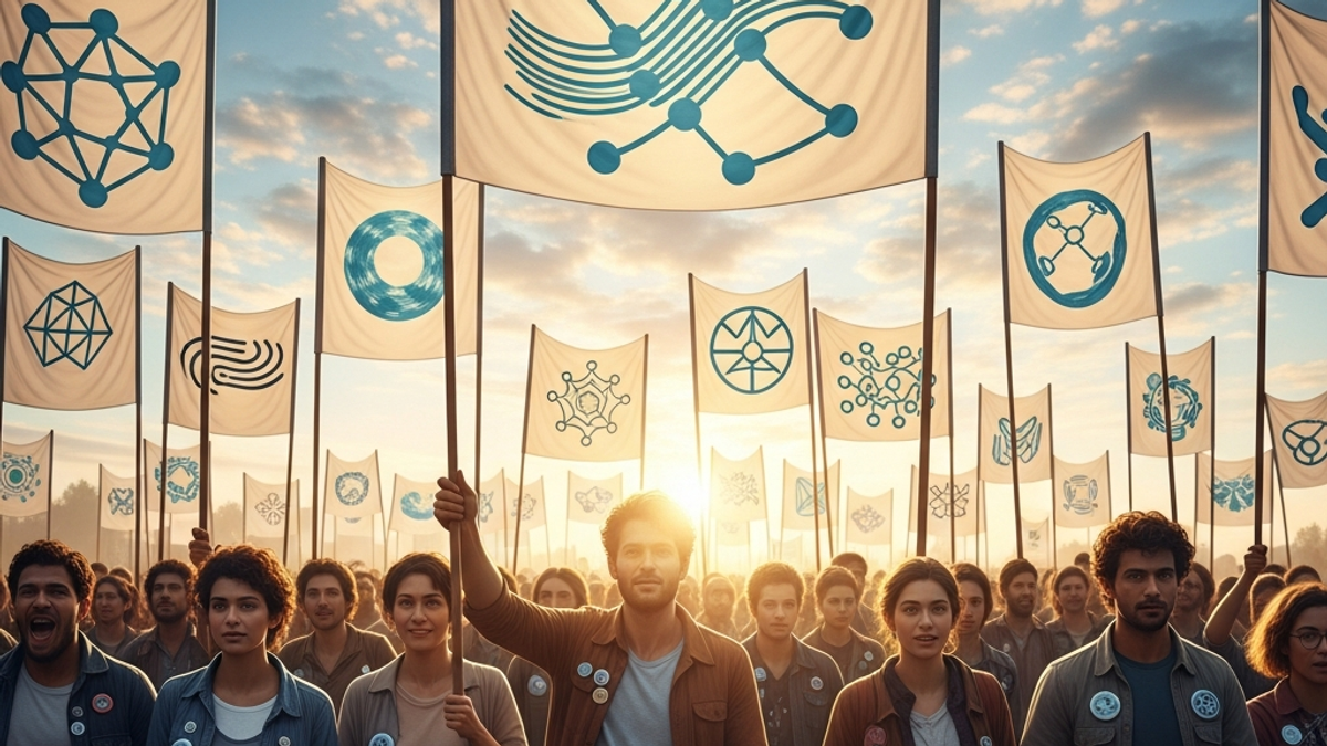 What does the phrase "no kings" mean in the context of a protest movement?