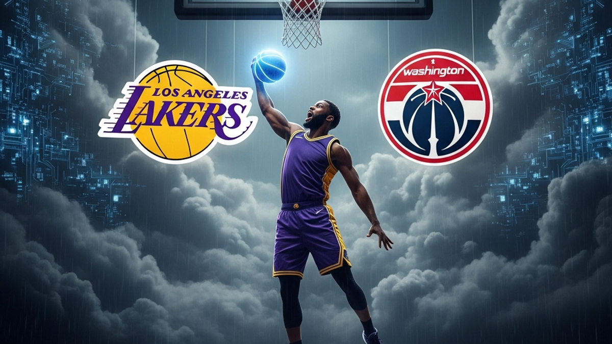 Why is "Lakers vs Wizards" trending right now?