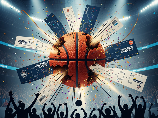 What were the biggest upsets in this year's NCAA Tournament bracket?