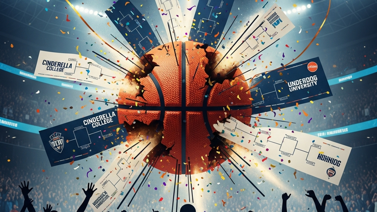 What were the biggest upsets in this year's NCAA Tournament bracket?