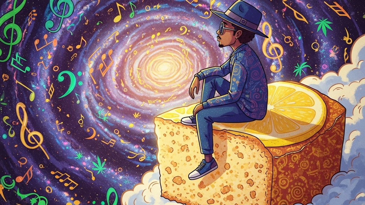 What does "lemon pound cake" specifically refer to in the context of Afroman?