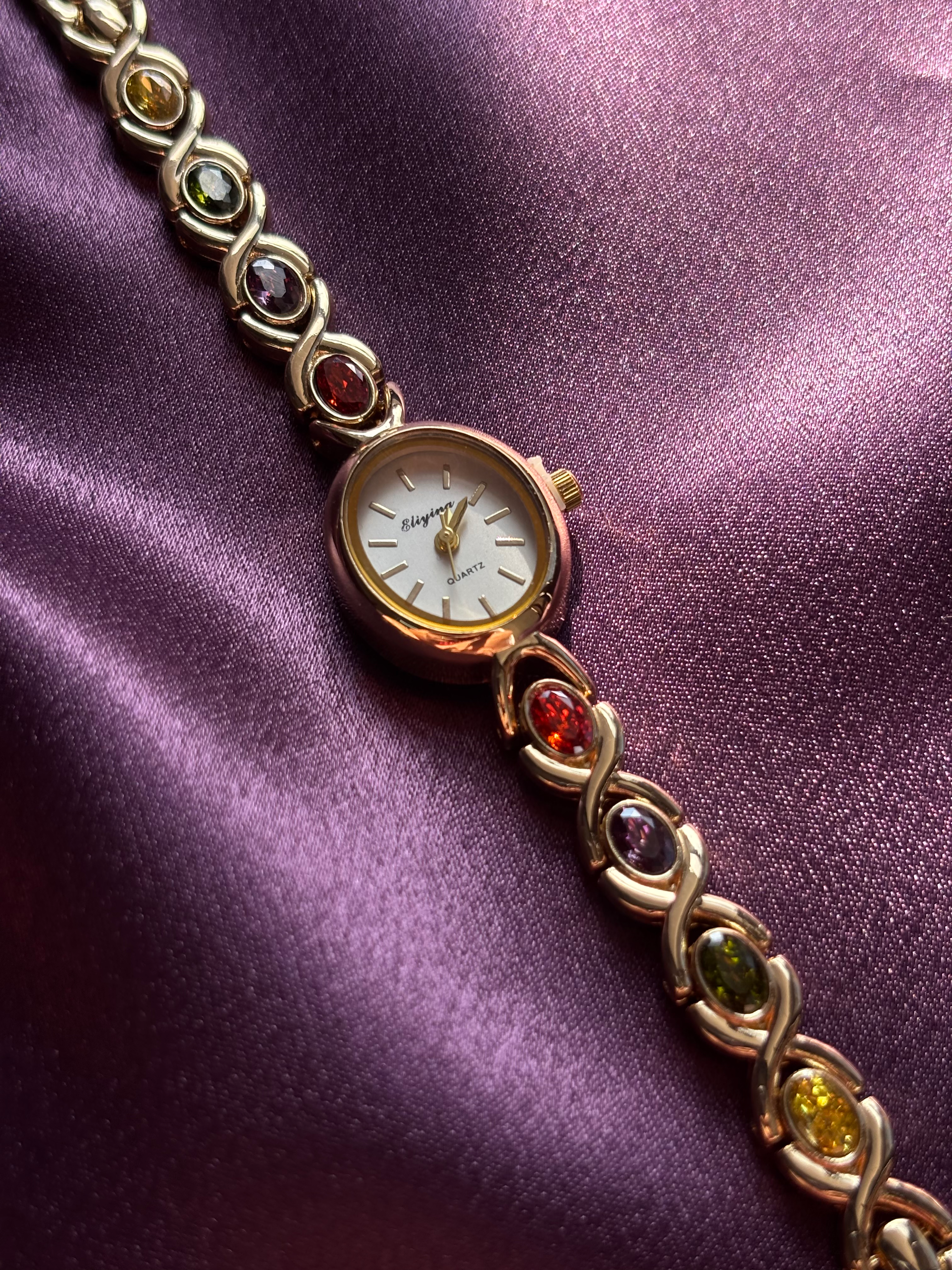 Classic Gold Gem Watch