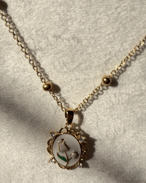 Vintage Tulip Pendant
