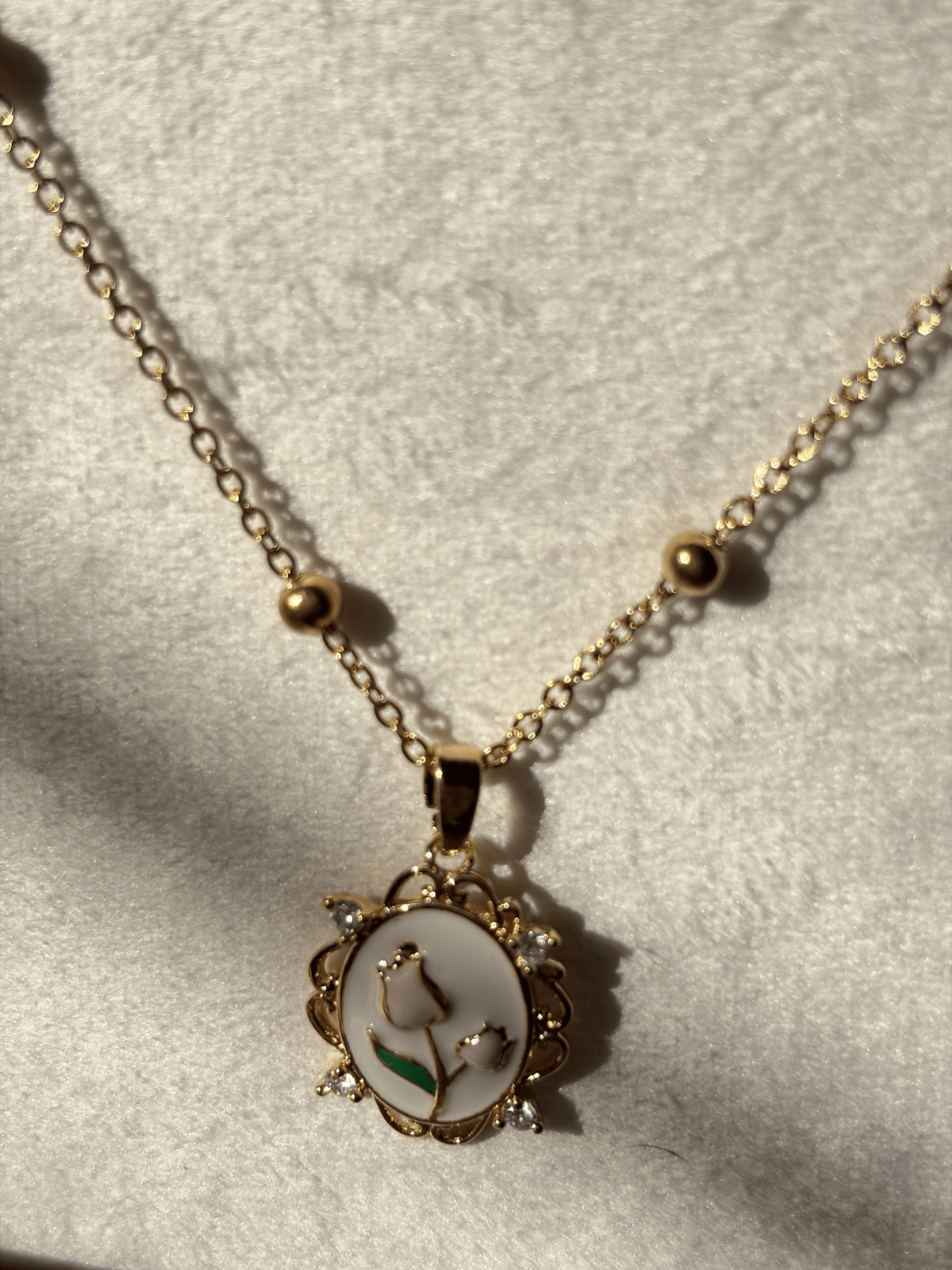 Vintage Tulip Pendant