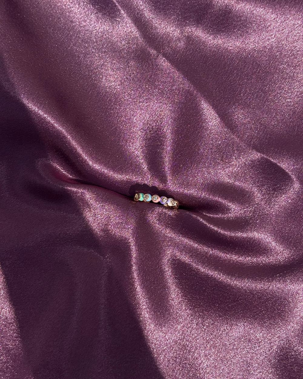 Enamel Multi-Color Ring — anti-tarnish enamel rings by GetSetBuyy — image 1 of 2