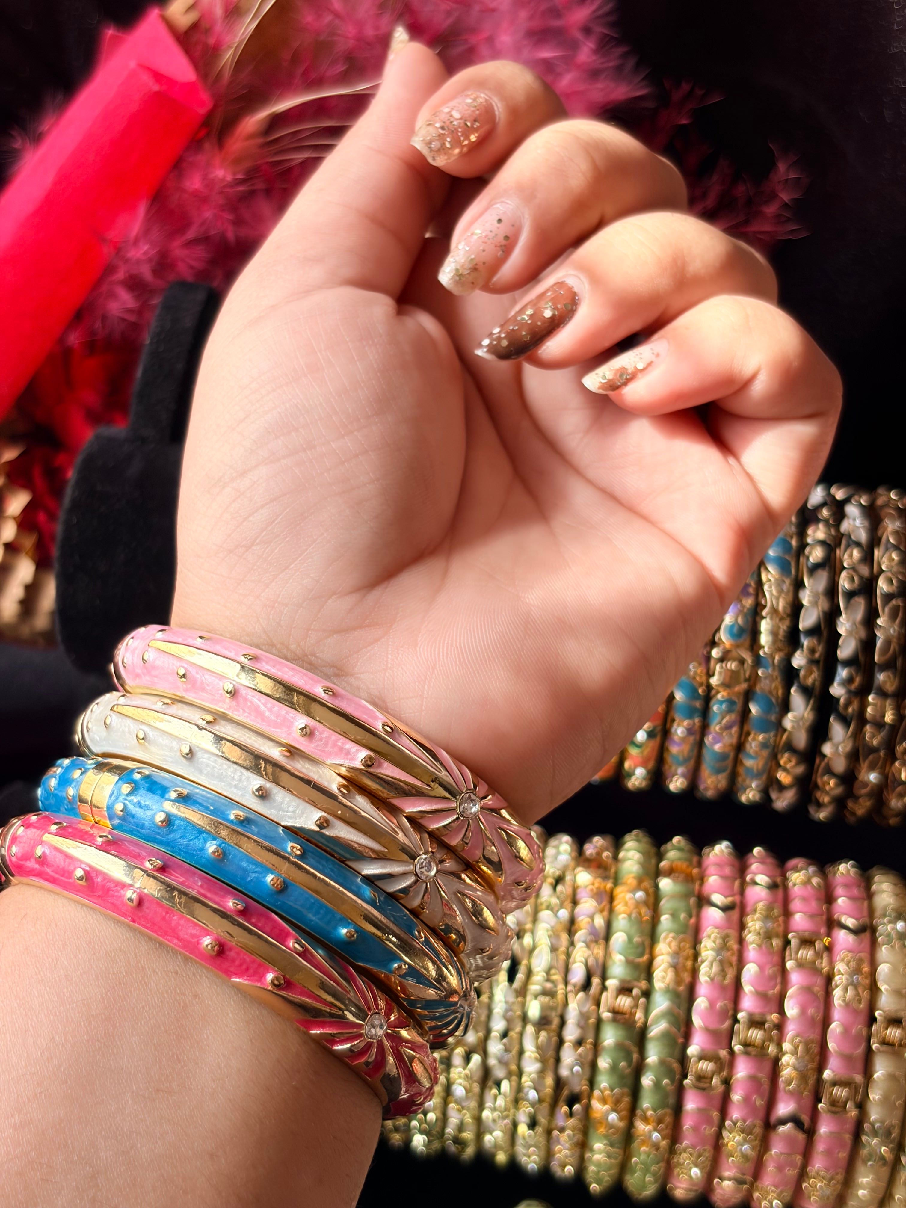 The Desi Barbie Broad Enamel Bangle