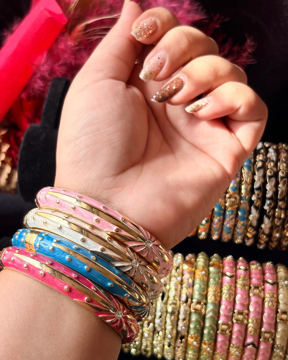 The Desi Barbie Broad Enamel Bangle