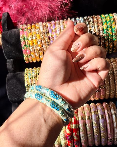 The Gulistan Broad Enamel Bangles