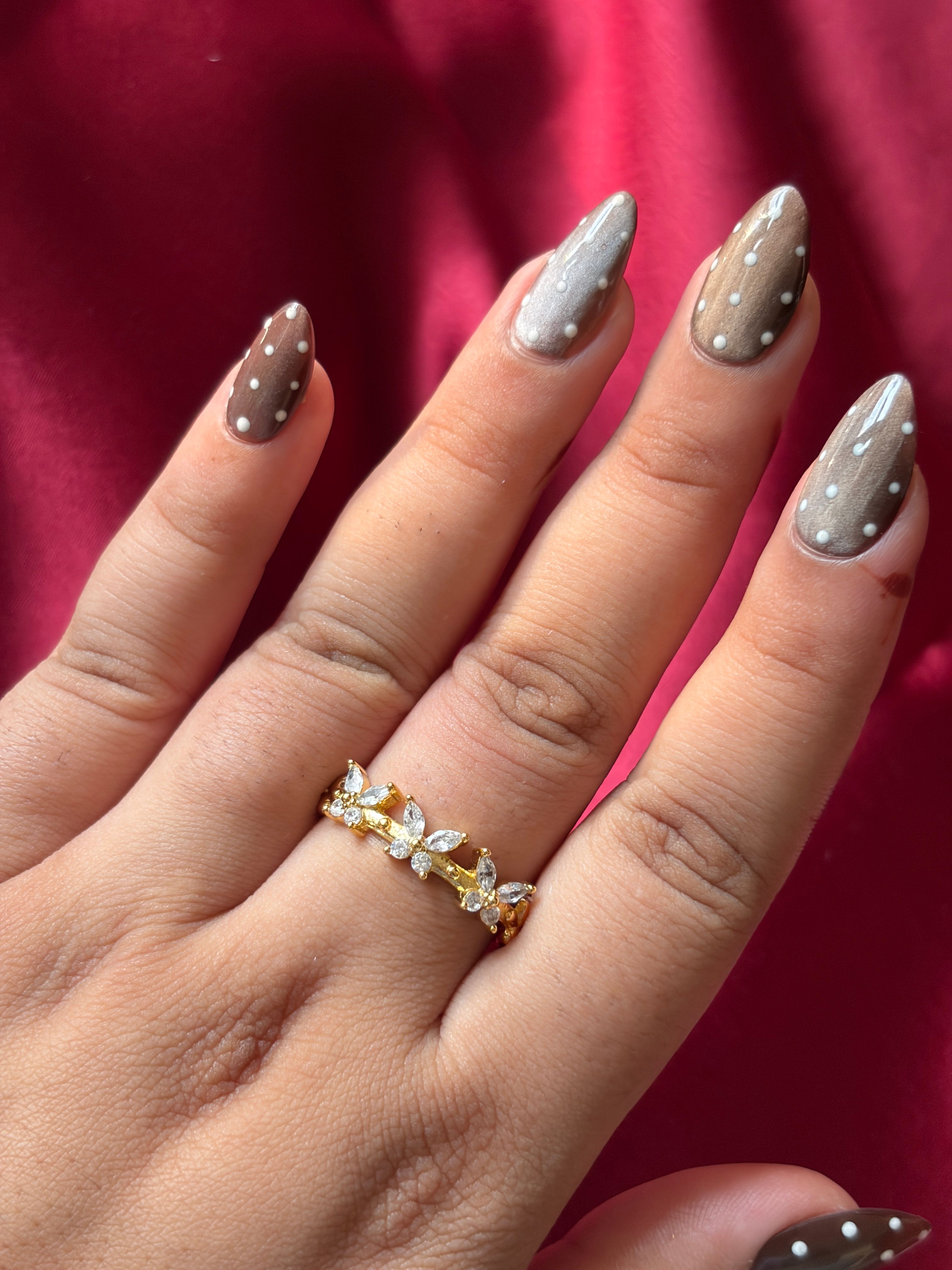 Big Gold Stone Rings