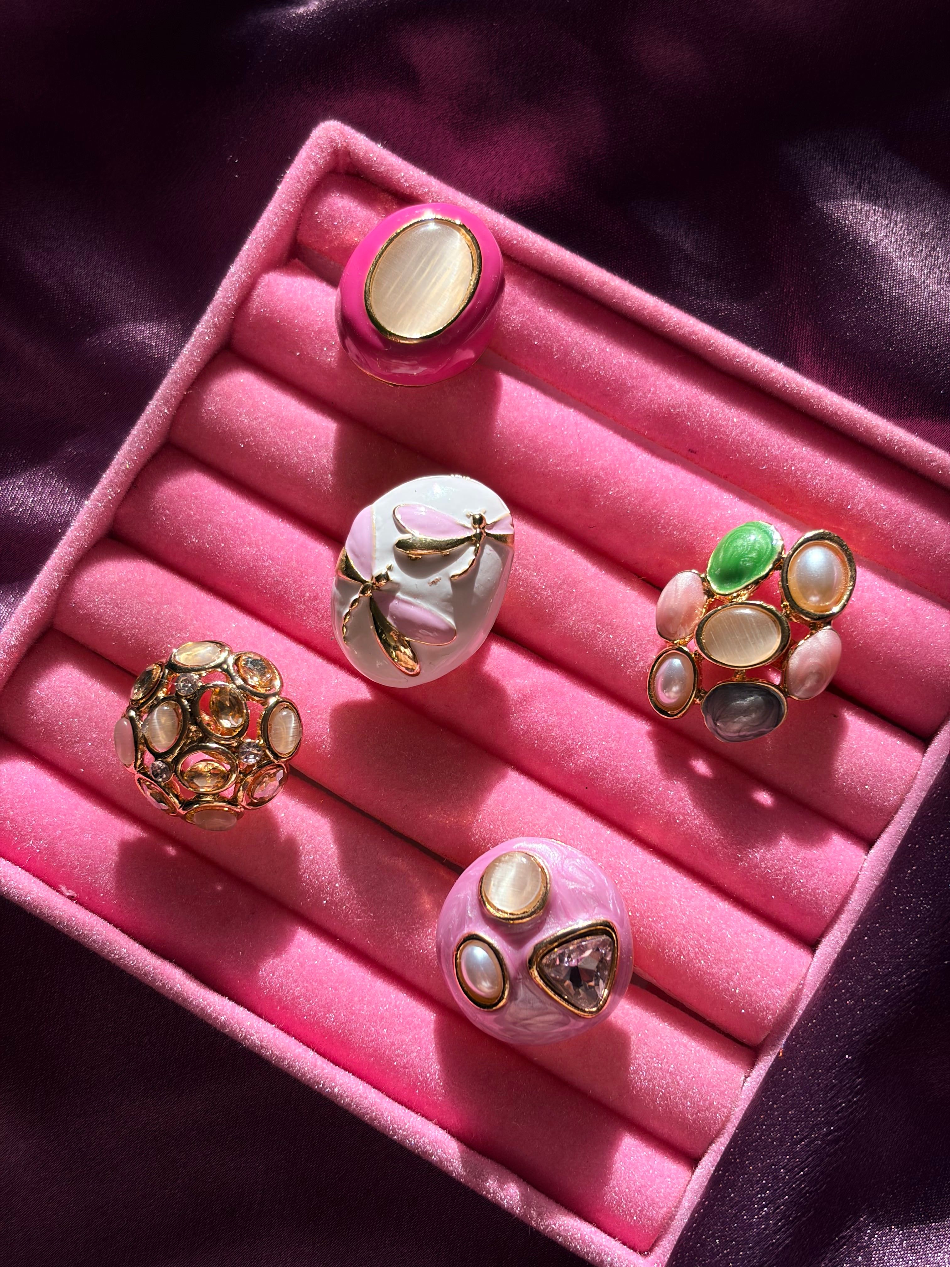 Big Enamel Chunky Ring — View 3