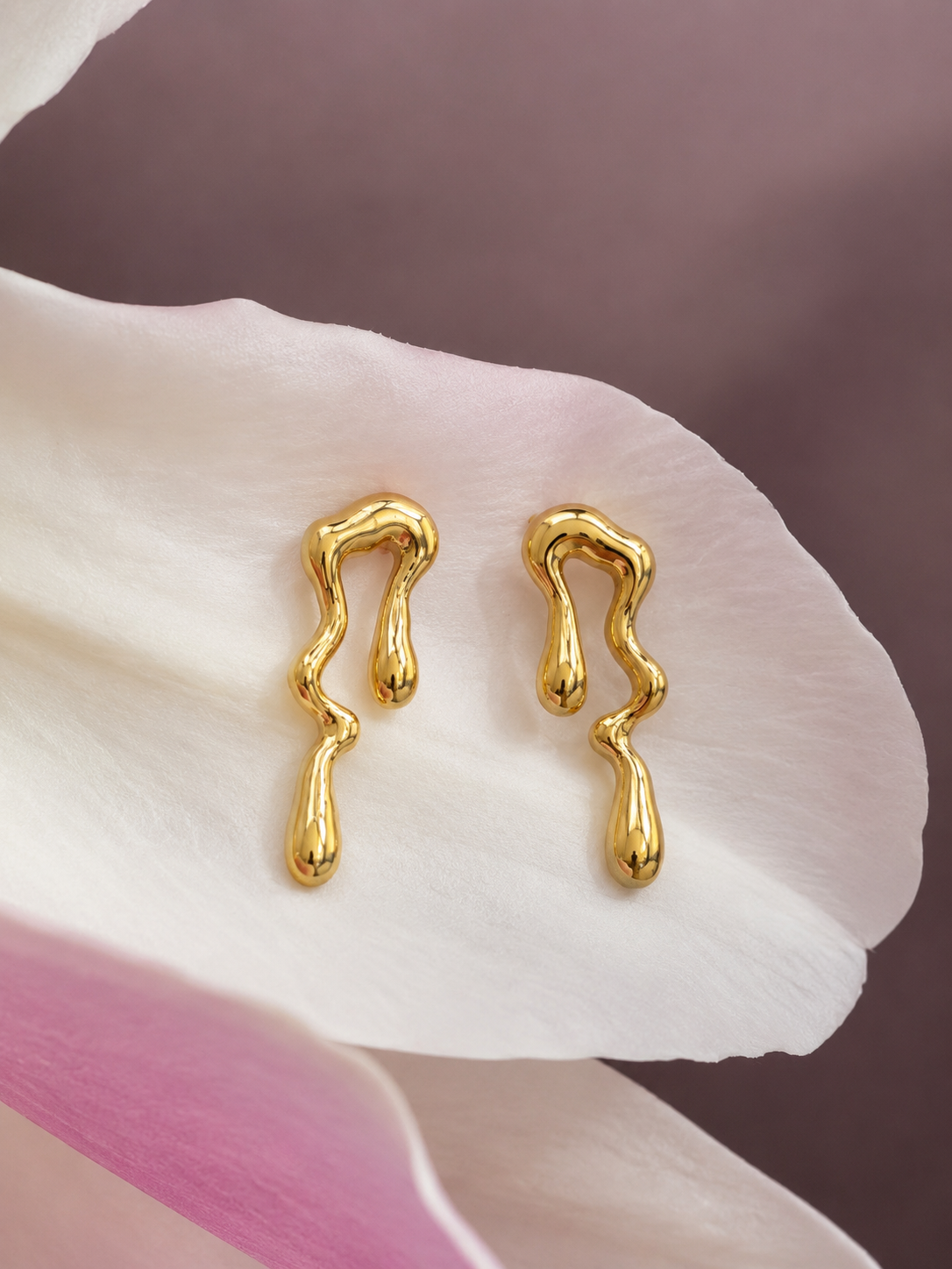 Gold Drop Earrings