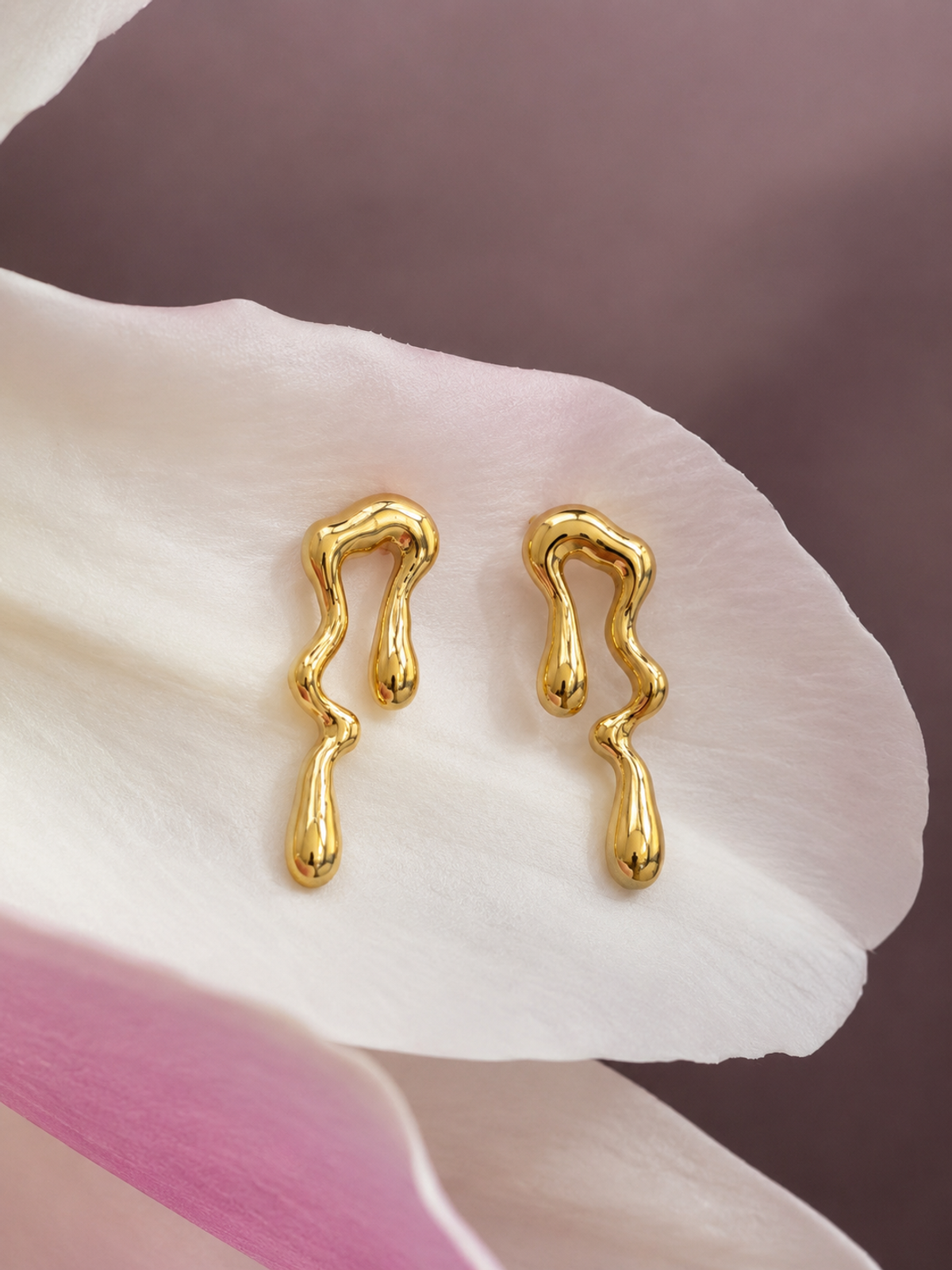 Gold Drop Earrings