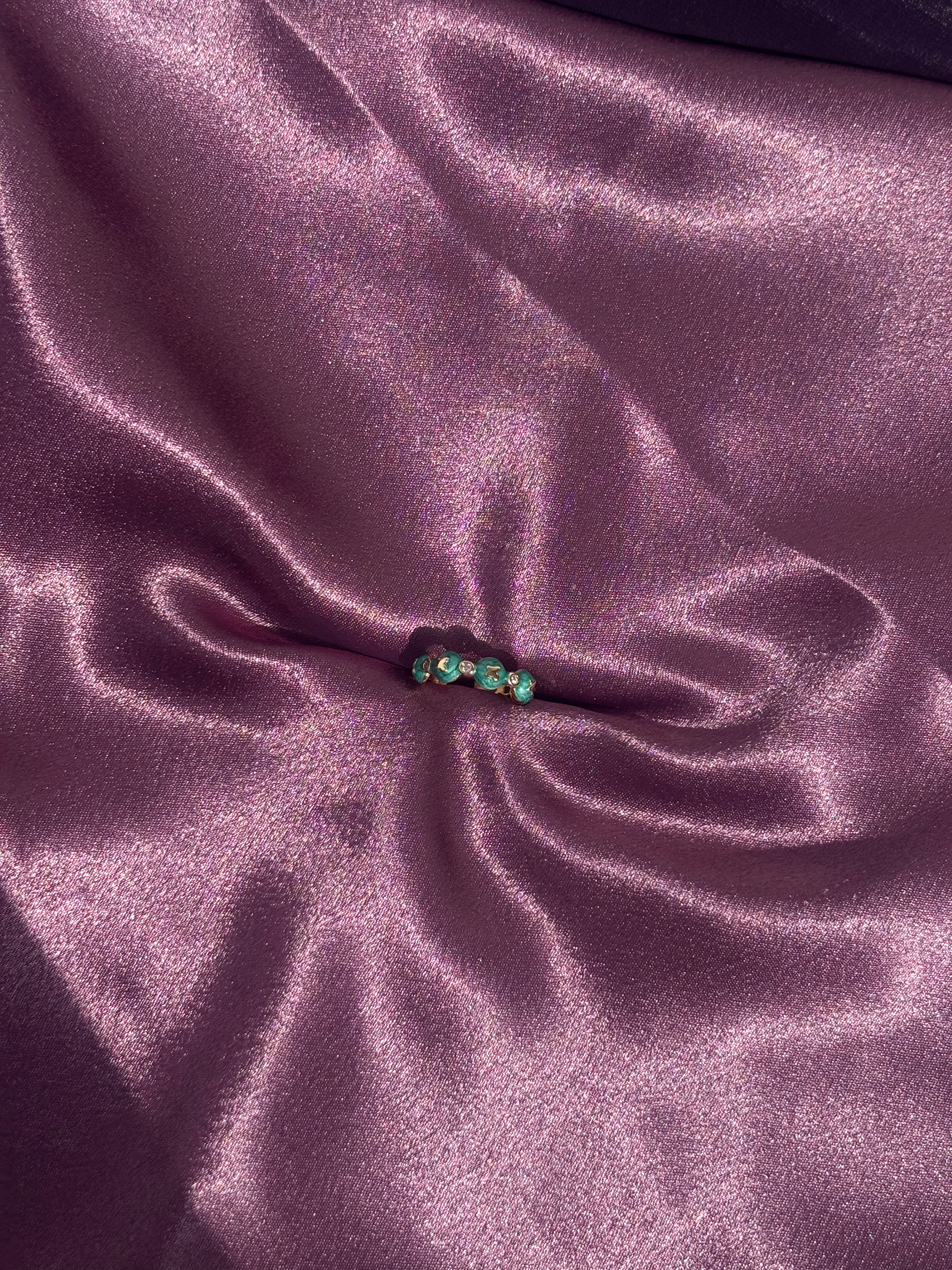 Enamel Mini-Fly Ring