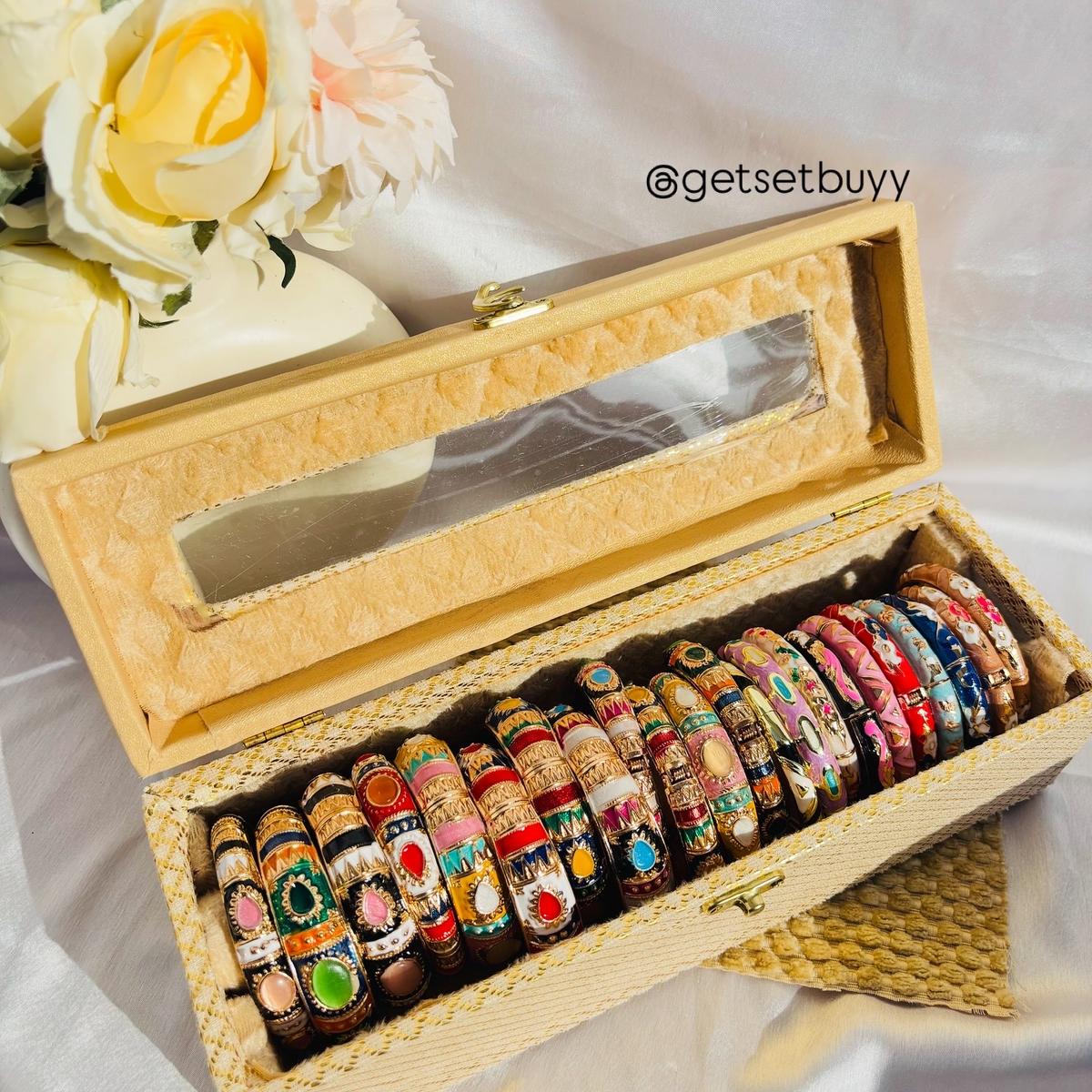 Minakari Bangles — Front view