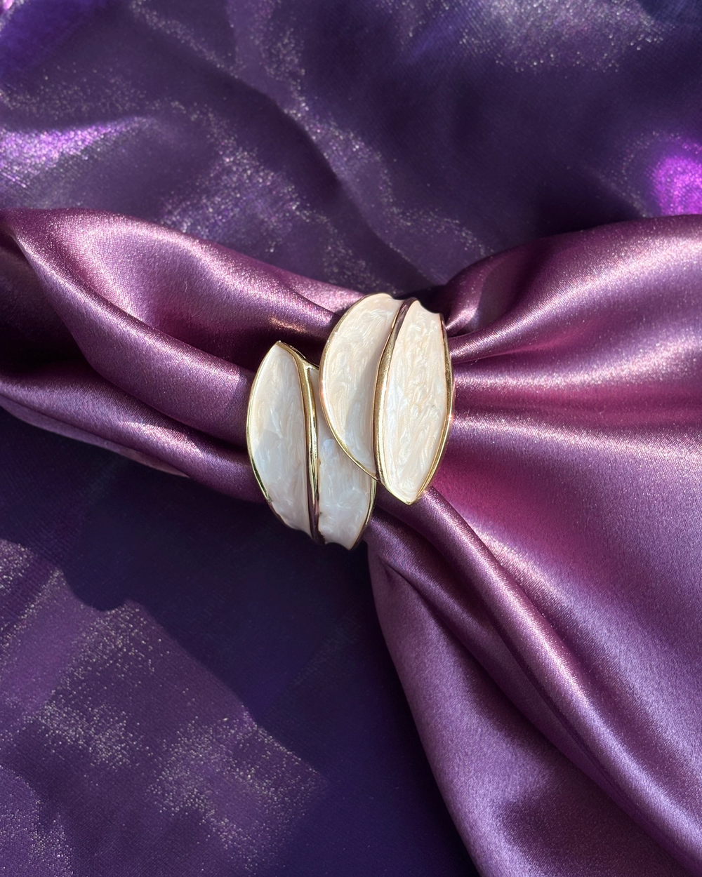 Enamel Leaf Bracelet — anti-tarnish enamel bracelets by GetSetBuyy — image 1 of 3