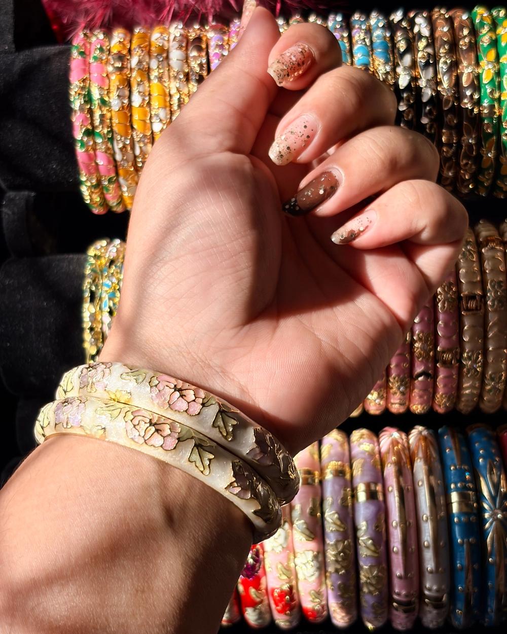The Gulistan Broad Enamel Bangles
