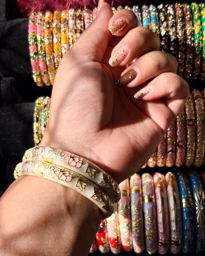 The Gulistan Broad Enamel Bangles