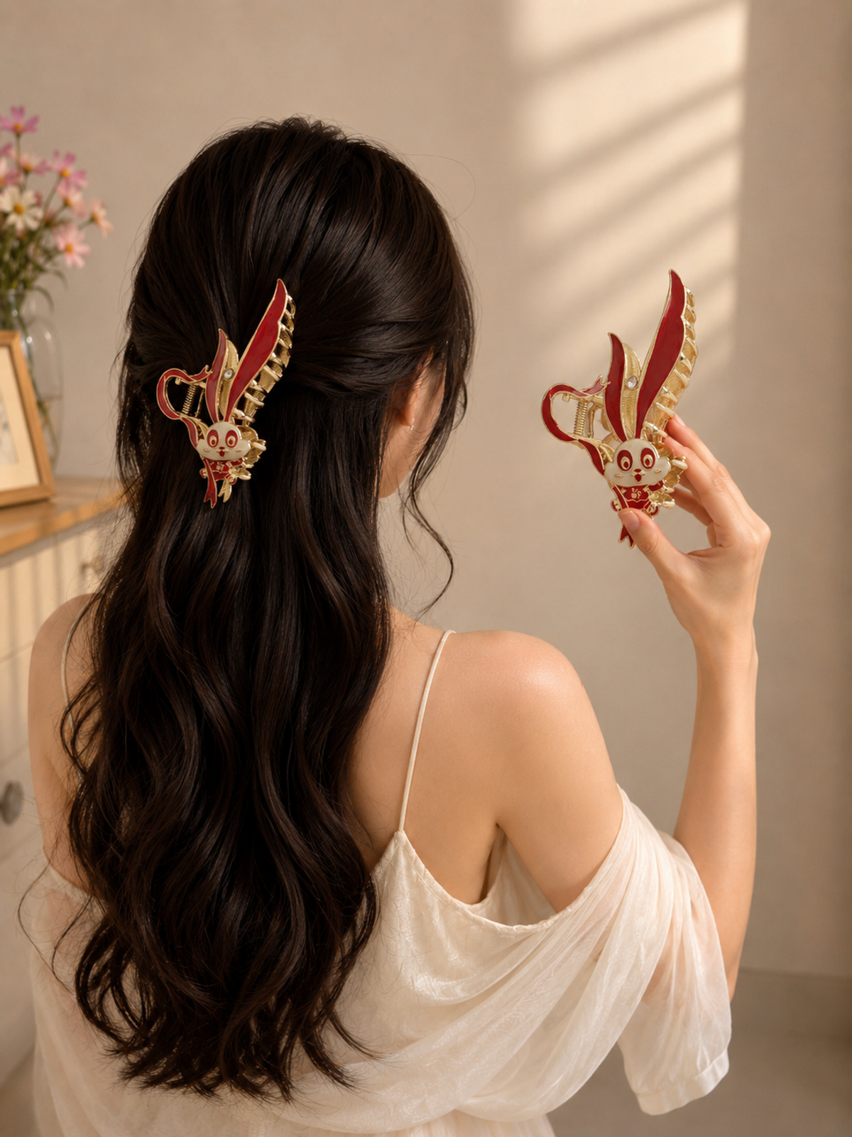 Korean Rabbit Design Hair Clutcher — rn-image_picker_lib_temp_eeee11e2-0e7c-48b7-9f37-6c2df4a65453