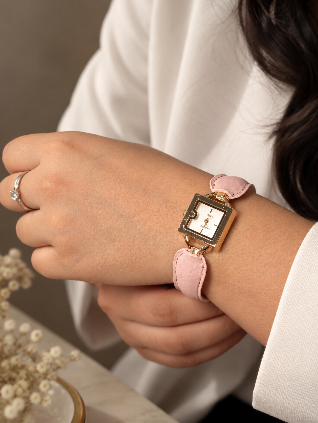 Tailored Hybrid Square Dial Watch