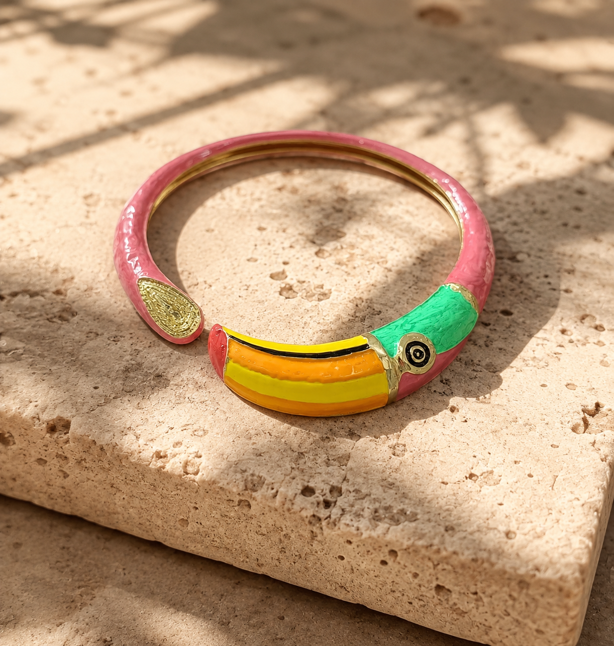 Colorful Toucan Statement Neckpiece