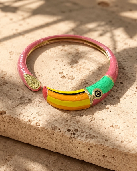 Colorful Toucan Statement Neckpiece