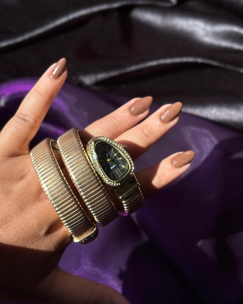 Serpenti Quartz Watch — anti-tarnish enamel watches by GetSetBuyy — image 2 of 3