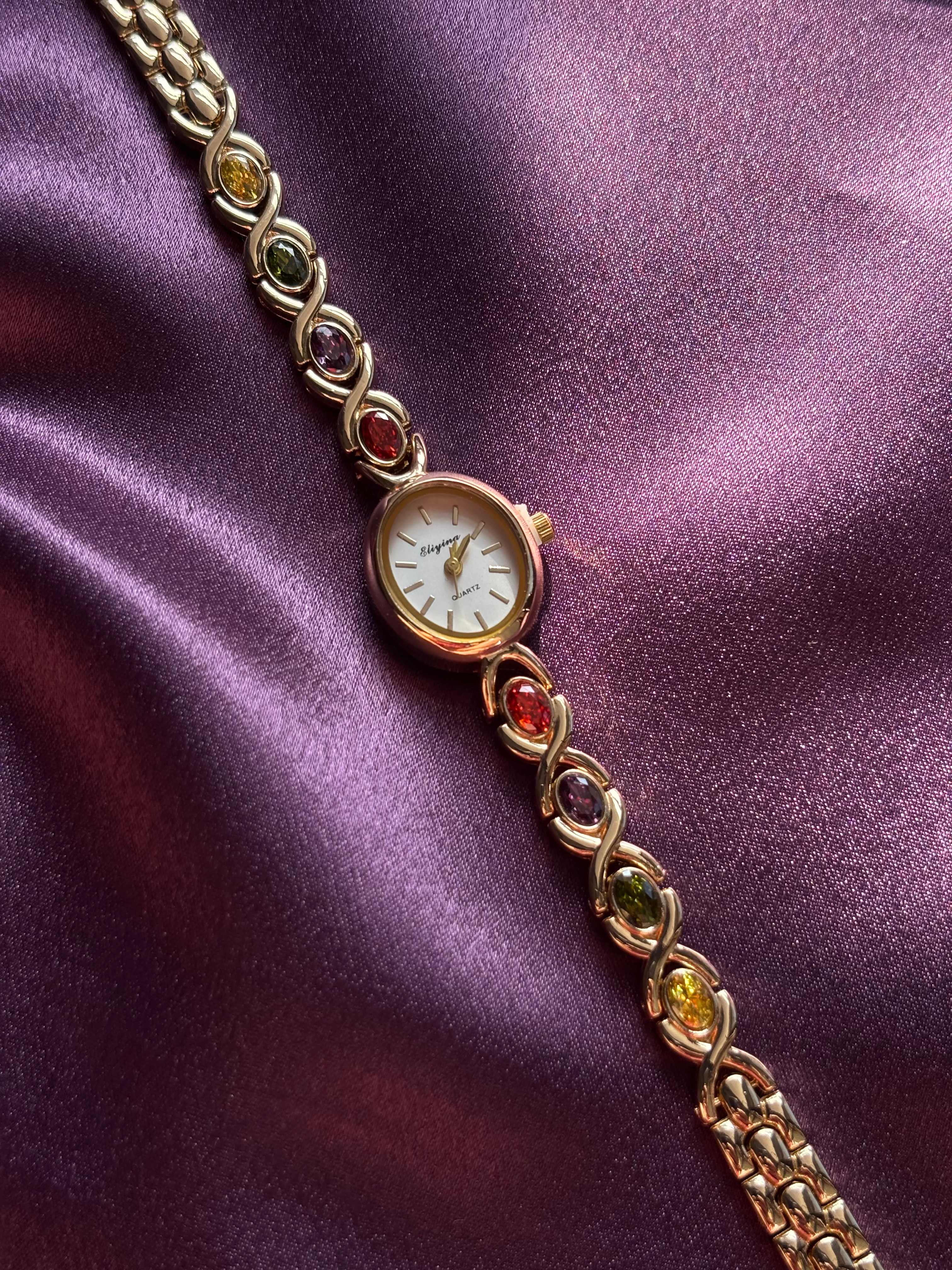 Classic Gold Gem Watch